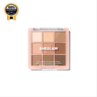 پالت سایه چشم مات 9 رنگ شیگلم Sheglam اورجینال مدل Forever matte
