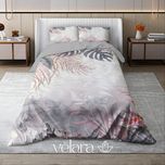 سرویس روتختی پارچه ترک برند ولارا طرح گلوگیاه کد R 343