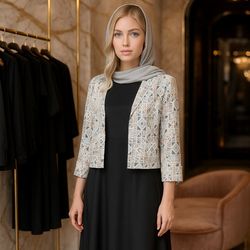 ست کت و سارافون شمیم مشکی