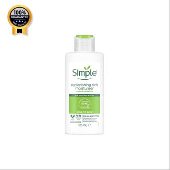کرم آبرسان و مرطوب کننده پوست خشک و حساس ریچ سیمپل Simple اورجینال SIMPLE RICH حجم 125 میل