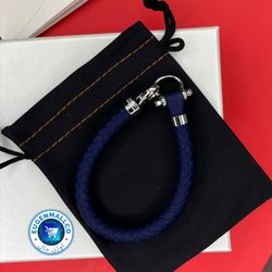 دستبند بند رابر سورمه ای امگا Omega مسترکوالیتی به همراه پک اورجینال