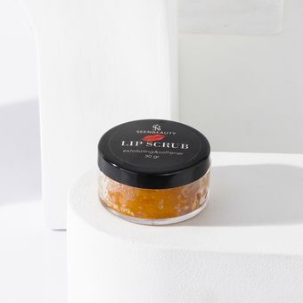 اسکراب لب کارامل قهوه - لایه بردار و روشن کننده پوست لب حجم 30 گرم