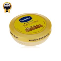 کرم مرطوب کننده عمیق بدن وازلین Vaseline اورجینال Deep Restore حجم 75 میل