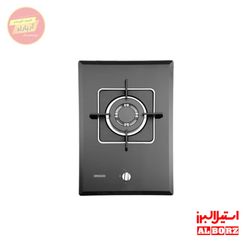 اجاق گاز 1 شعله شیشه ای ایرانی  G1351i استیل البرز