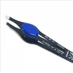 موچین ابرو انبری فیش استار FishStar مدل patented رنگ آبی