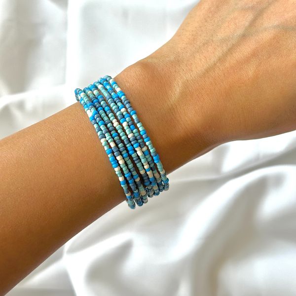 النگو فنری مهره آبی