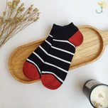 جوراب مچی مردانه طرح رینگی پاشنه پنجه رنگی وارداتی