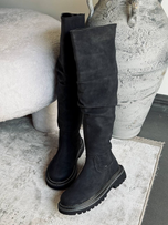 چکمه بلند چروک