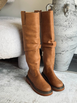 چکمه بلند چروک