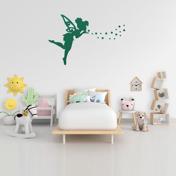 استیکر چوبی آرتافرین طرح تینکر بل Tinker Bell