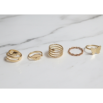 پک طلایی استیل مدل مار