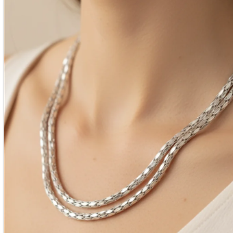 گردنبند دو لاین دبل الگانس