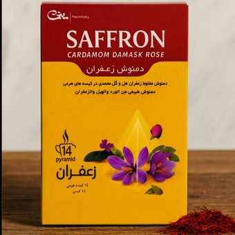 دمنوش زعفران هل گل محمدی