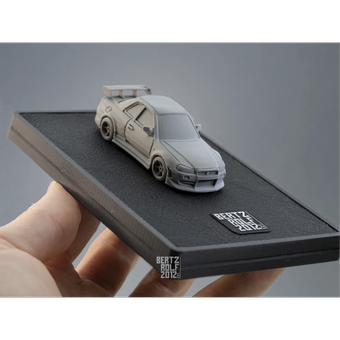 ماکت سه‌بعدی نیسان Skyline GT-R R34 مدل کارت کیت دکوری