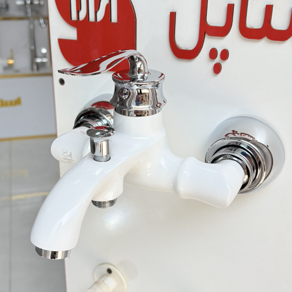 شیر حمام اسناپل مدل بامبو | طراحی لوکس و بدنه مقاوم با 5 سال گارانتی