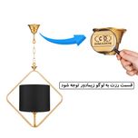 چراغ آویز زیمادور مدل دیاموند کد ZD-11
