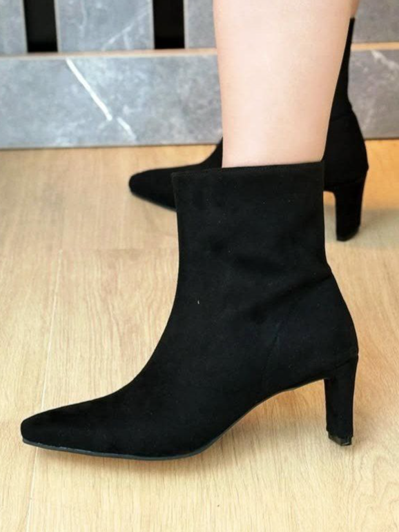 نیم بوت پاشنه پهن 7سانت