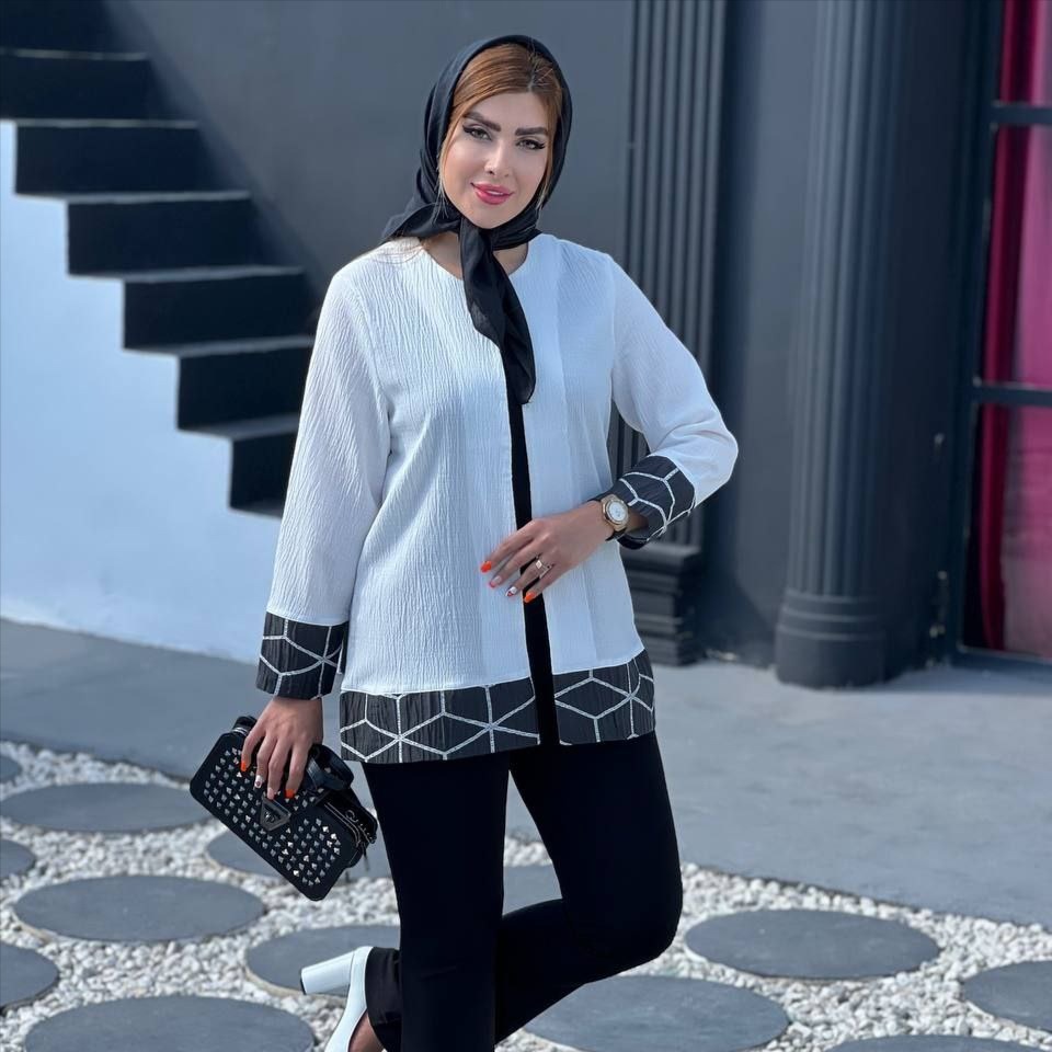 شومیز مانتویی زنانه مجلسی و اسپرت کد 298 در 4 رنگ