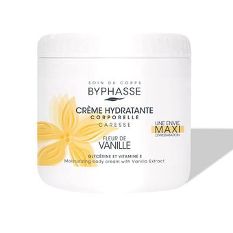 بایفاس کرم آبرسان بدن وانیل Byphasse Moisturizing Body Cream Vanilla