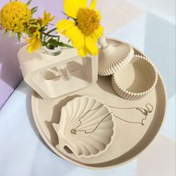 ست سینی ،گلجا،شمع و اکسسوری