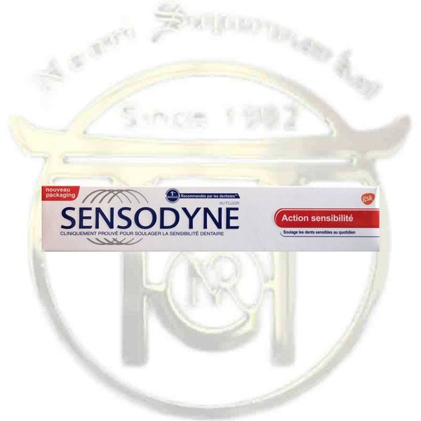 خمیردندان سنسوداین اکشن سنسیتیو Sensodyne Action Sensibilite حجم 75 میلی لیتر