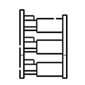 تخت خواب سه طبقه