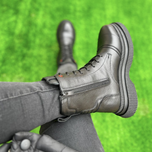 نیم بوت زنانه چرم طبیعی بغل زیپ SUBARO3