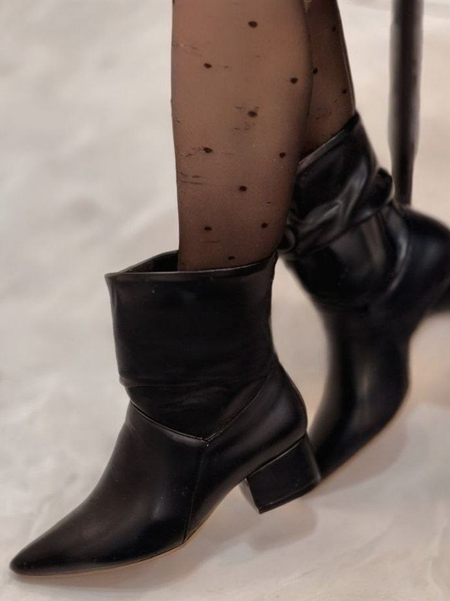 نیم بوت چروک پاشنه4سانت