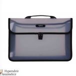 کیف سمیناری پاپکو (PAPCO) کد HSNB-KFCT رنگبندی شفاف با نوار ( آبی - مشکی - قرمز- زرد-سبز-دودی )