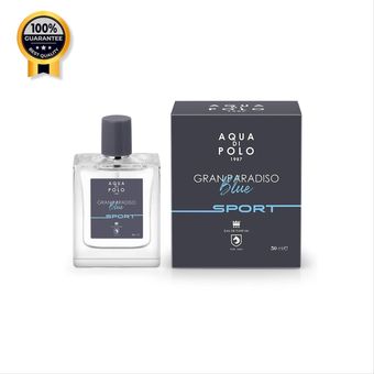 ادکلن مردانه آکوآ دی پولو Aqua Di Polo 1987 اورجینال مدل  Gran Paradiso Blue Sport حجم 50 میل