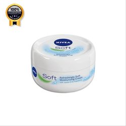 کرم سافت نیوآ Nivea اورجینال مرطوب کننده NIVEA soft حجم 200 میل