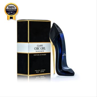 ادکلن زنانه کلاسی چیک گیرل فراگرنس ورد Fragrance World مشابه گود گیرل حجم 90 میل