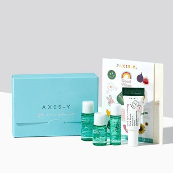 ست درخشان کننده مینی گلو اکسیس وای (AXIS-Y The Mini Glow Trio Dark Spot Correcting Travel Size Gift Set)