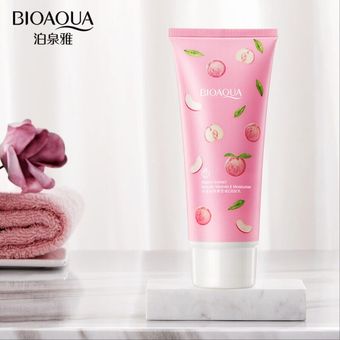 نمک بدن بیوآکوا Bioaqua اصلی رایحه هلو حجم 250 گرم
