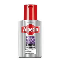 شامپو ضدریزش موهای سفید و خاکستری آلپسین Alpecin مدل Power Grau  حجم 200 میل