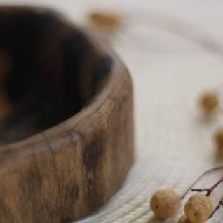 ظرف چوب طبیعی گردو