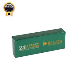 ژل ابرو ریملی دفکتو Defacto اصلی تقویت ابرو حاوی آرگان 2 در 1