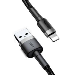 کابل تبدیل باسئوس USB به Lightning مدل Cafule Cable