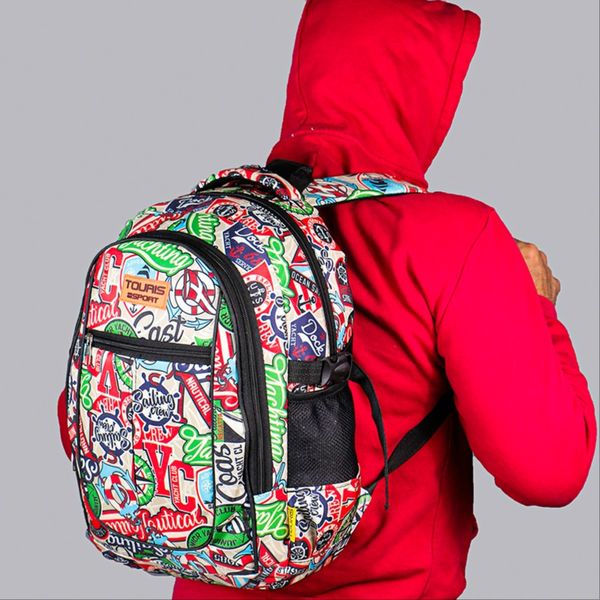 کوله پشتی مدرسه توریث مدل KW-8000 به همراه جامدادی