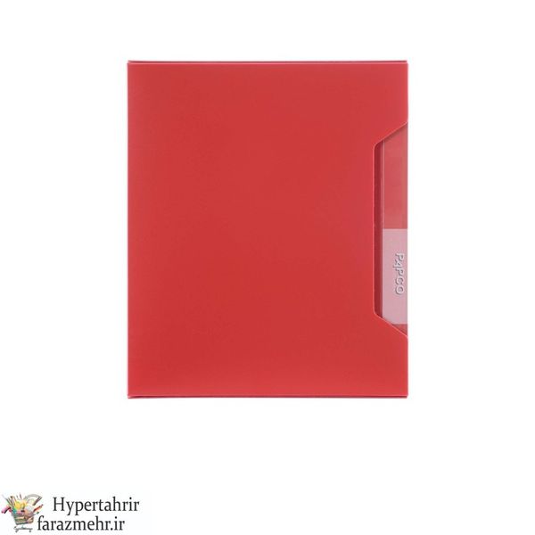 کلیربوک  پاپکو (papco) 60 برگ قفل فلزی قابدار کد A5-60 رنگبندی (مشکی-قرمز-نارنجی-سبز تیره-طوسی تیره-آبی-سرمه ای )