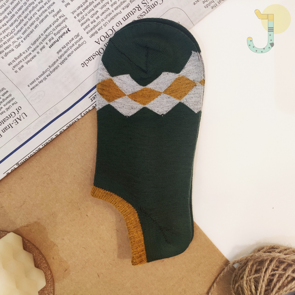 جوراب زیر قوزکی زنانه طرح خشتی برند وارداتی