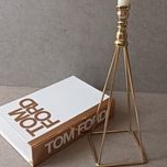 جا شمعی فلزی طرح روشنا