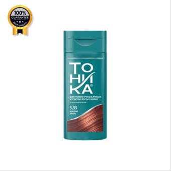 شامپو رنگساژ تونیکا Tohika اورجینال شماره 5.35 رنگ قرمز کهربایی حجم 150 میل