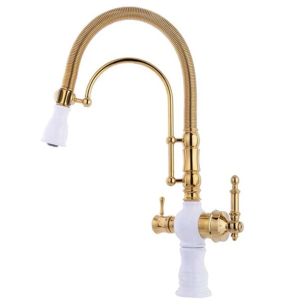 شیر ظرفشویی تصفیه دار اسناپل مدل بیزانس با کارتریج سرامیکی و فنر استیل ضدزنگ