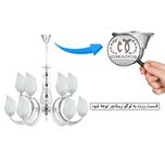 لوستر 10 شعله زیمادور مدل آرشیدا کد ZD-S-14