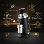 آسیاب قهوه سینگل دوز لاموریندو مدل DF64 سری GEN2 با تیغه تخت تیتانیوم 64 میلیمتری – مخصوص اسپرسو و قهوه دمی