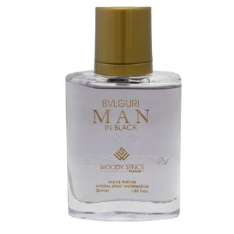 عطر جیبی مردانه وودی سنس مدل BVLGURI IN BLACK حجم 30 میلی لیتر