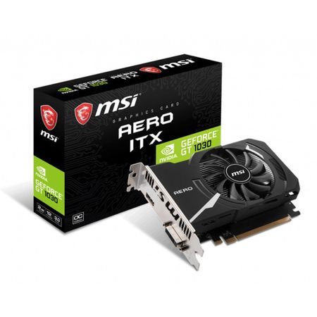 GraphicCard MSI GeForce GT 1030 AERO ITX 4GD4 OC