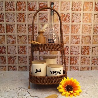 استند حصیری دوطبقه