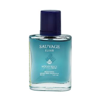 عطر جیبی مردانه وودی سنس مدل SAUVAGE ELIXIR حجم 30 میلی لیتر